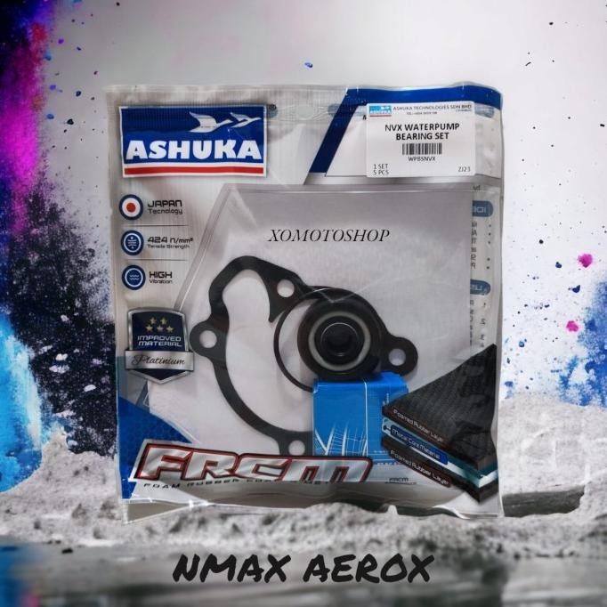 Seal Waterpump Bearing Nmax Aerox Ashuka Racing Sil Pompa Air Radiator Ready