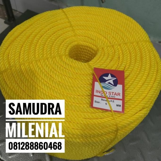 

Tali Tambang 6Mm / Pe 6Mm New Stok