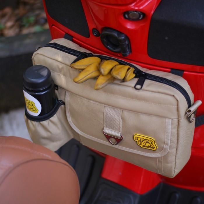 Tas Vespa Tas Bagasi Vespa Coklat Khaki Vespa Klasik Modern Original Dan Terpercaya