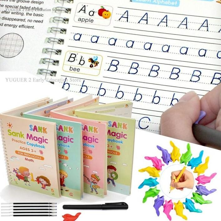 

GC27 Buku Belajar Menulis Anak - Buku Magic 3D - Sank Magic 4 in 1 / Magic Book Berkualitas
