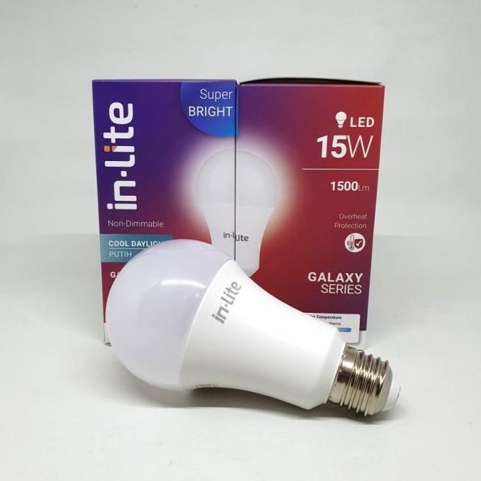 LAMPU INLITE IN-LITE LED BULB BOHLAM LED IN LITE 15W 15 WATT INB007 murah