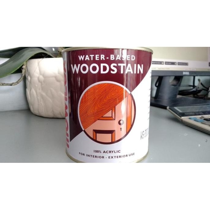Terjangkau Mowilex Water Based Woodstain (Pelitur Kayu Mowilex 403 Cherry)