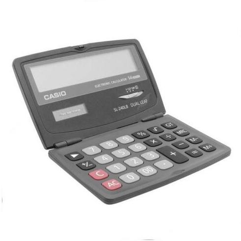 

Big Sale!!! CASIO SL-240LB - Kalkulator Pocket Hemat