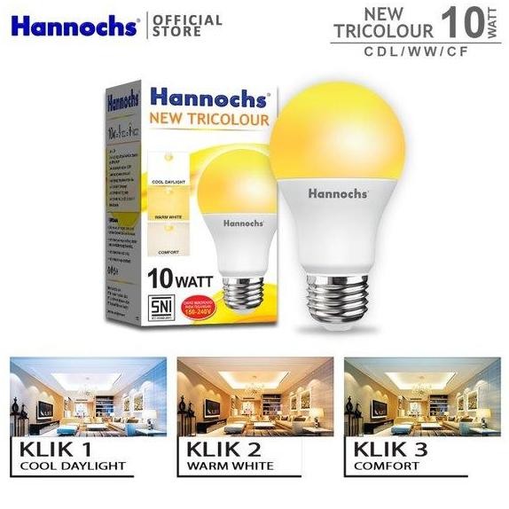 LAMPU 3 COLOR/ LAMPU LED HANNOCHS 3 WARNA murah