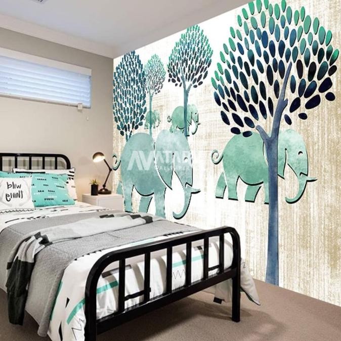 Terjangkau Wallpaper Dinding Custom - Wallpaper Custom Printing Motif Anak-Anak