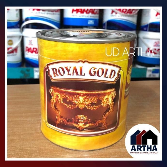 Spesial Cat Besi Dan Kayu Neo Alkycoat Royal Gold 1 Kg / Cat Emas Cat Gold