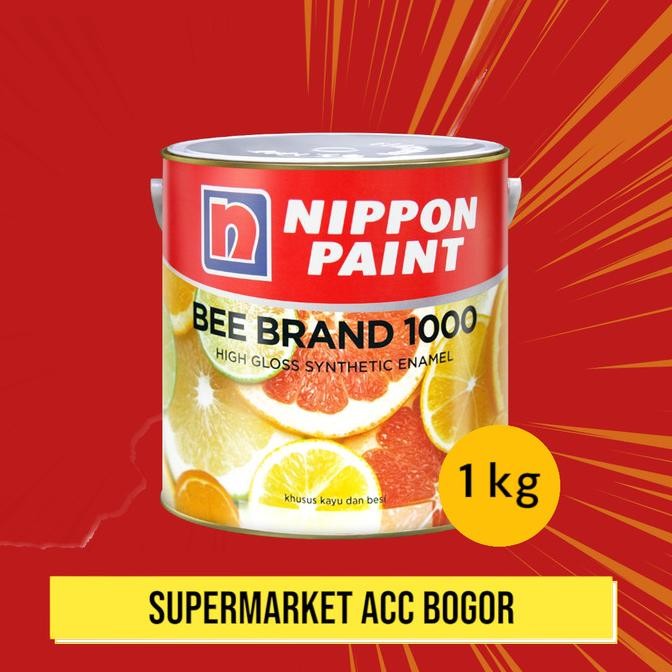 Miliki Cat Minyak Bee Brand  Nippon - Cat Minyak Kayu Besi Putih Gloss/Doff