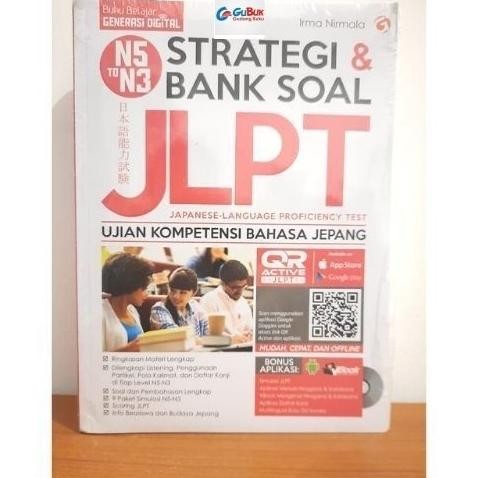 Buku Strategi dan Bank Soal JLPT N5 N4 N3 + CD