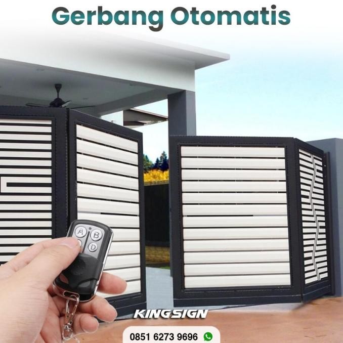 Terbaru Vendor Gerbang Pagar Otomatis Sliding Rumah Mesin Electric Remote