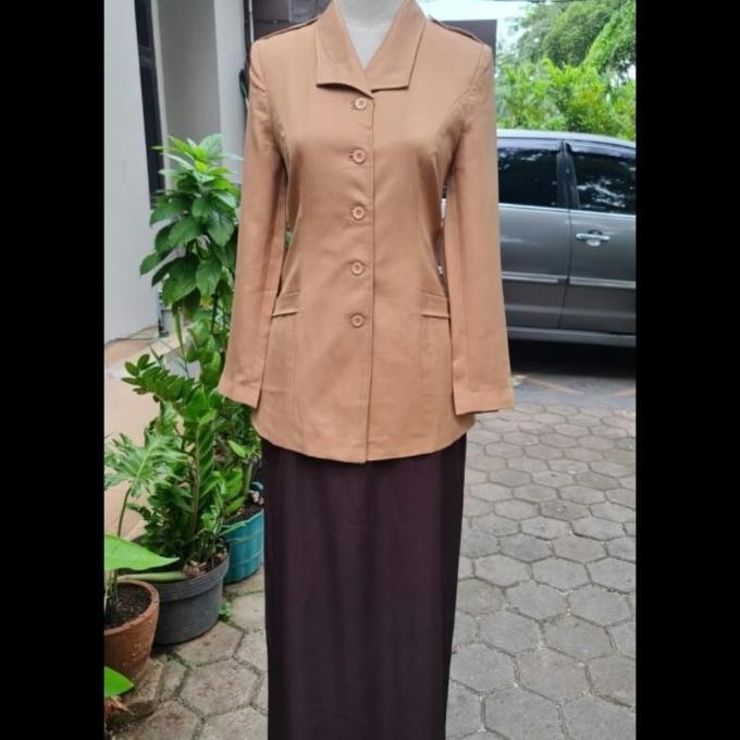PROMO seragam dinas guru pramuka Wanita || baju dinas pramuka jumbo