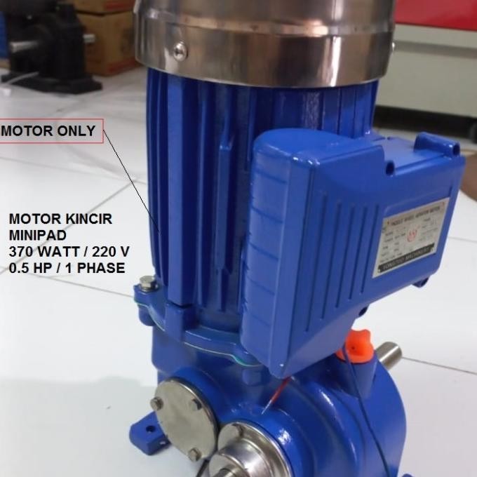 Terbaru Dinamo Motor Kincir Minipad 0.5Hp/1 Phase Atau 370Watt-220V