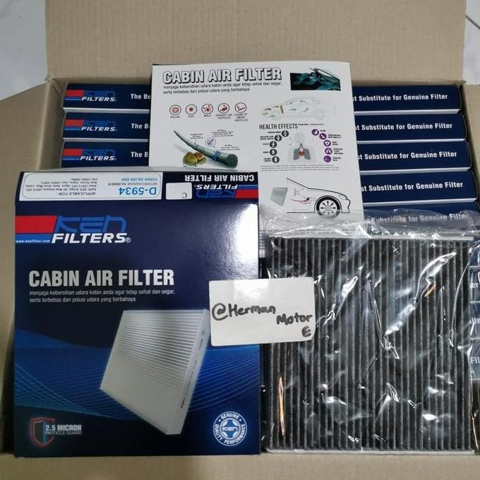 Promo Saringan udara Cabin Filter Ac CARBON KEN D5934 ERTIGA Bensin - ALL new Ertiga XL7 Baleno Hatc
