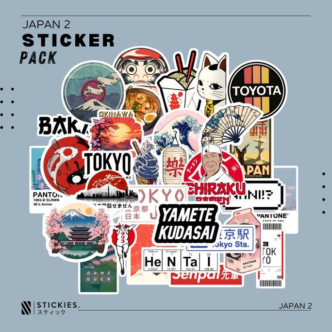 

STICKER PACK JAPAN 2 | HIGH QUALITY | MURAH murah