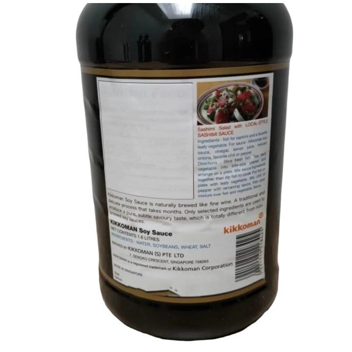 

Kikkoman Shoyu Premium Soy Sauce 1.6L - Kecap Asin Jepang murah