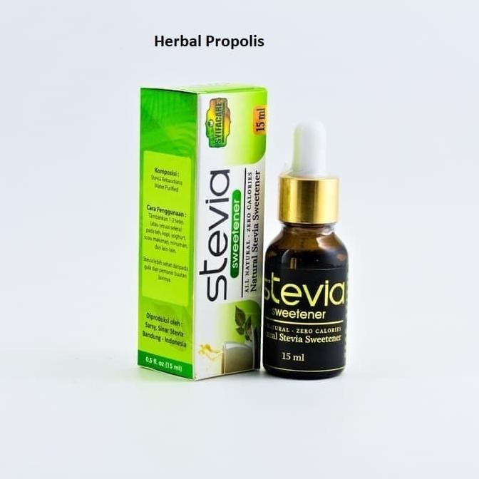 

Stevia Gula Cair Tetes Alami Sweetener Asli Original murah