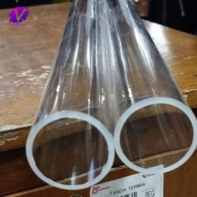 Pipa Akrilik Bening 3/4" Inch Id 16Mm Od 20Mm / Pipa Akrilik New Stok