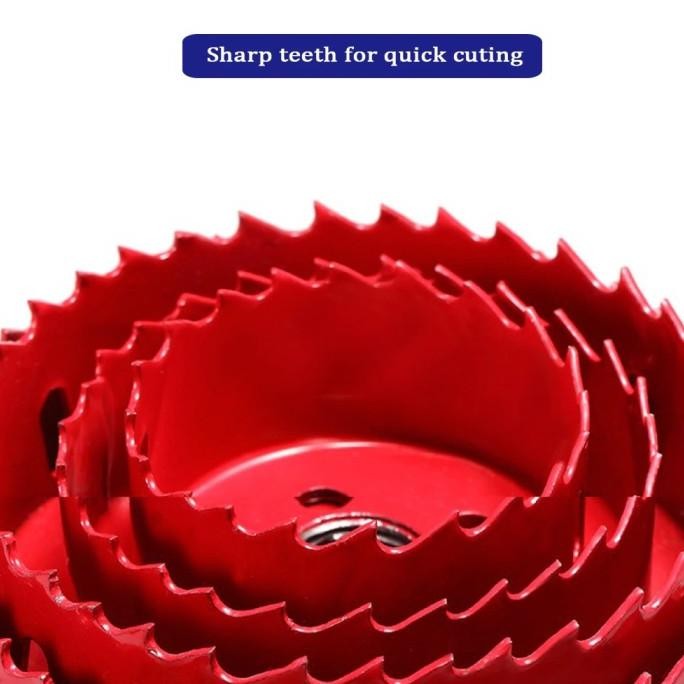 Mata Bor Hole Saw Holesaw Gromet 3Inch Pipa PVC Kayu Gypsum Hidroponik murah
