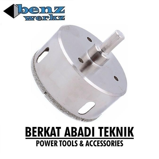 BENZ Diamond Hole Saw 70mm Cutter Mata Bor Kaca Granit Keramik Holesaw murah