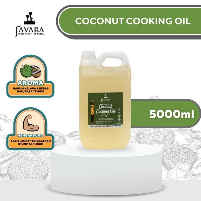 

Javara Coconut Cooking Oil 5 L | Minyak goreng kelapa organik 5 Liter murah