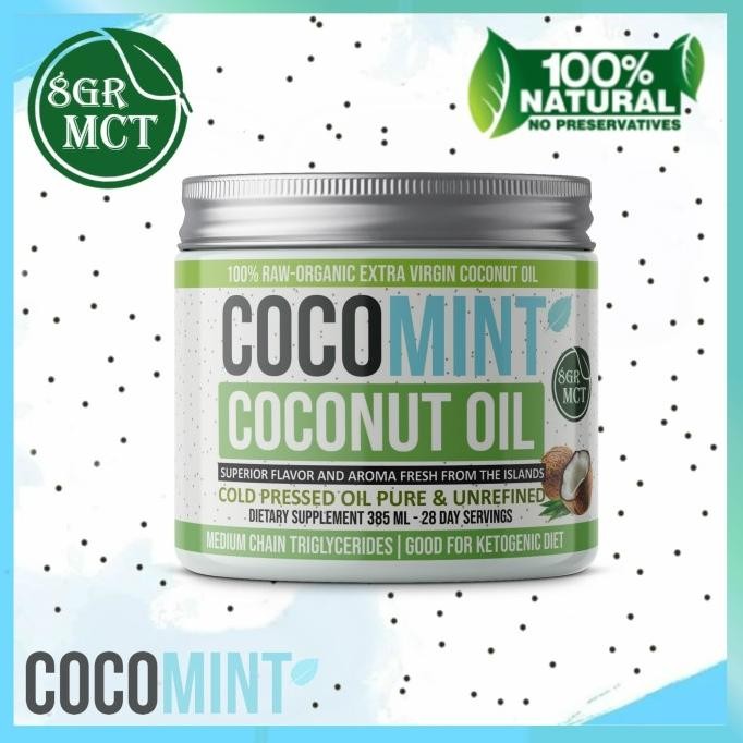 

Extra Virgin Coconut Oil - 100% Organic & Cold Processed Cocomint murah