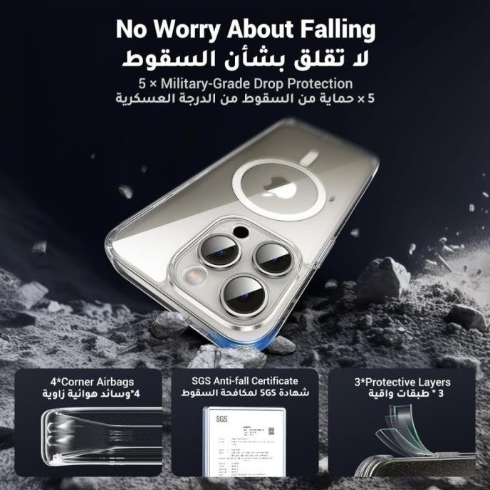 [[ DIAMOND / [ TERLARIS ] UGREEN CASE MAGSAFE WIRELESS CHARGING IPHONE 14 15 16 PRO MAX PLUS MAGNETI