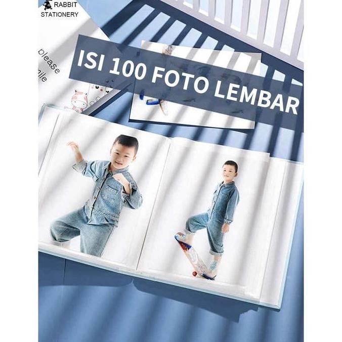 Murah Buku Album 4R Isi 100/Album Photocard 4R/Album Foto Polaroid/Album Photostrip4R-Rabbit Station