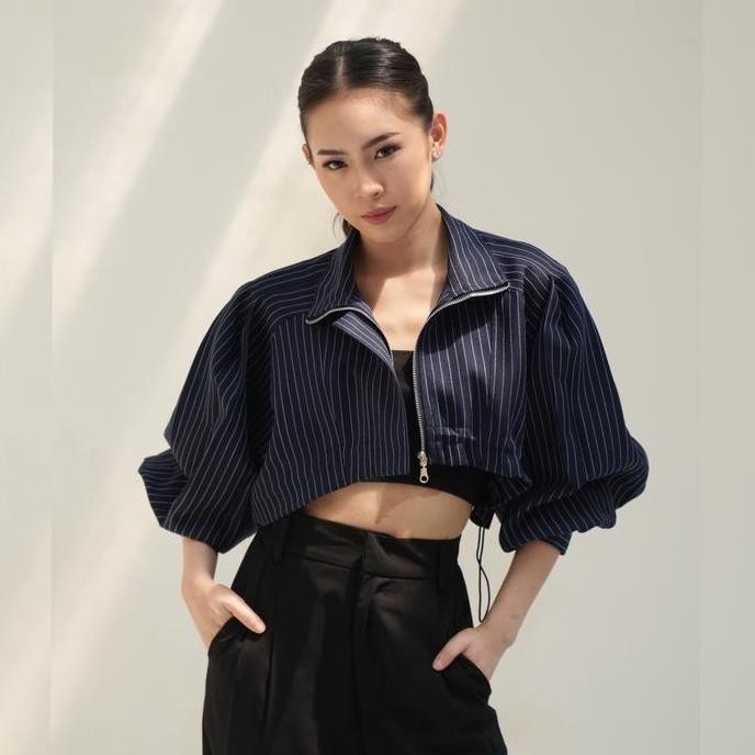 Promo Brave - Astro Stripes Outer / Crop Outer / Oversize Outer Wanita / Outer Wanita