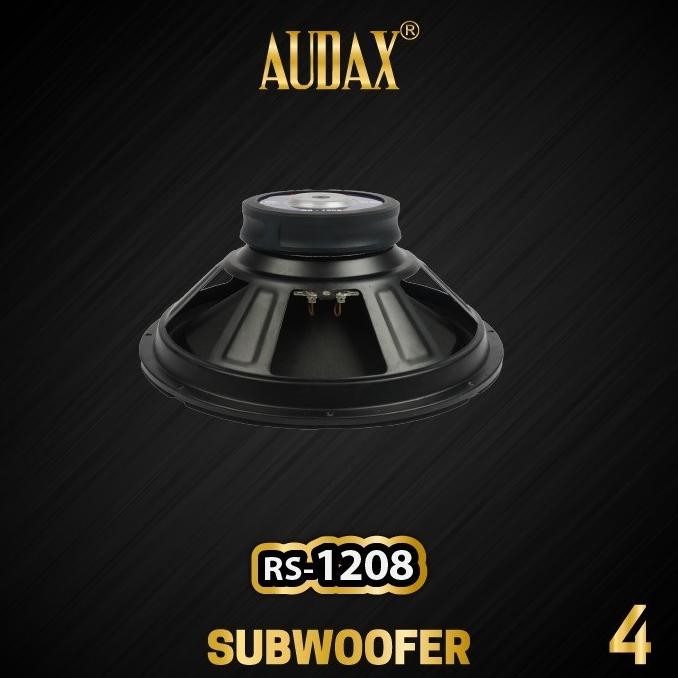 Audax - Speaker Pasif 12" RS-1208 SPEAKER SUBWOOFER MOBIL