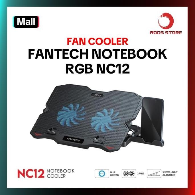 Promo Fantech Notebook Cooler Rgb Nc12