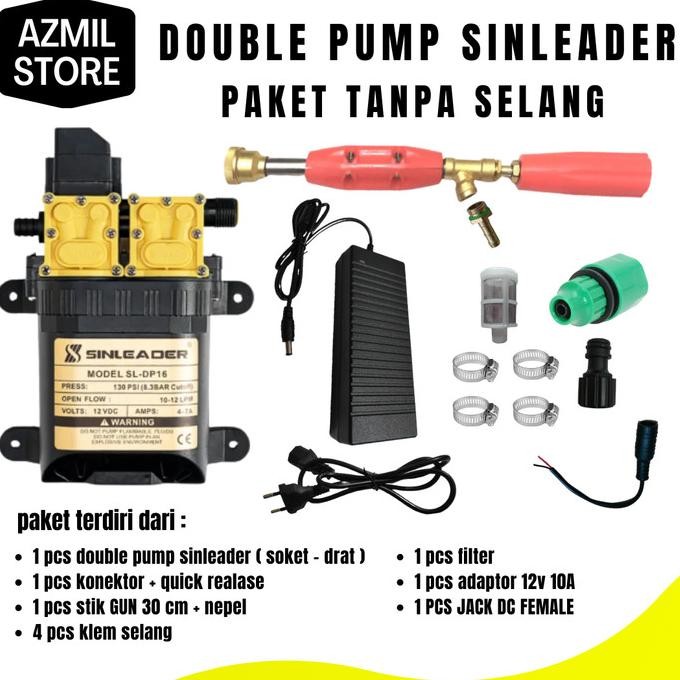 Alat Cuci Motor Mobil AC Steam Double Pump Sinleader