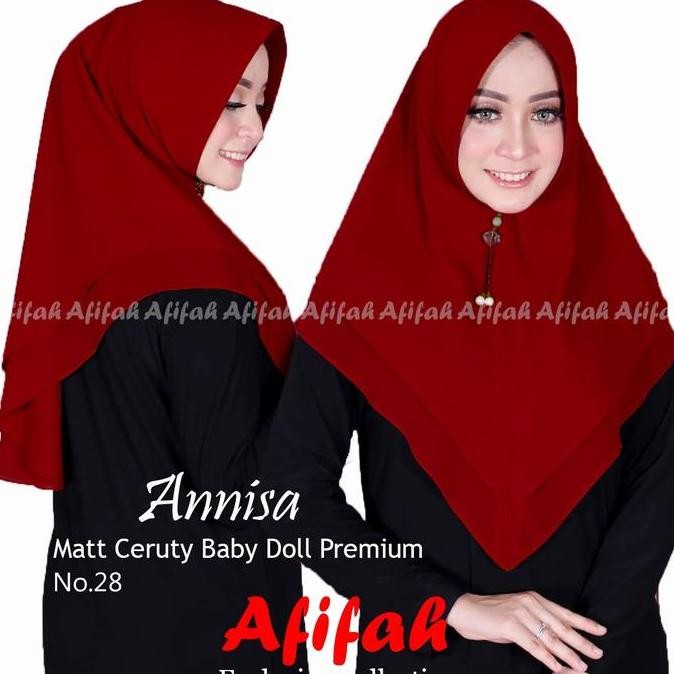 Sale Hijab Instant /  Khimar 2 Layer  / Jilbab Ceruty 2 Layer / Jilbab Khimar