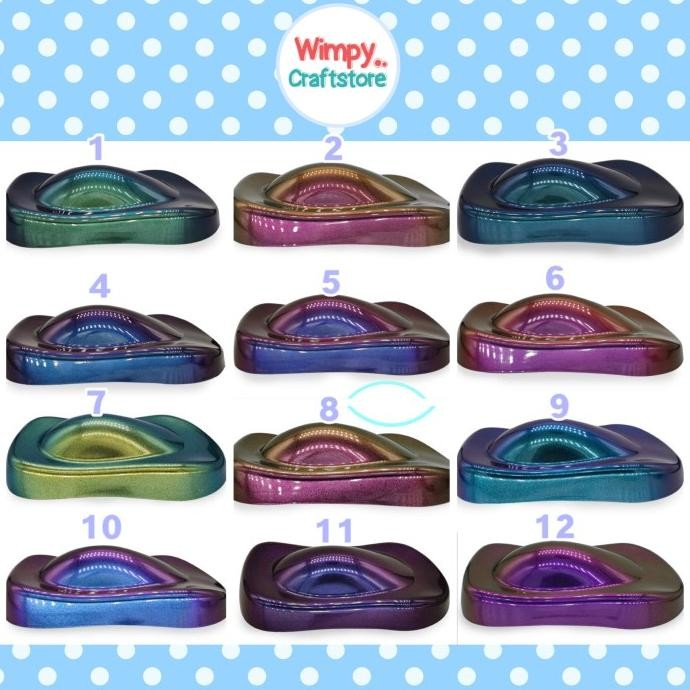 Sale Iridescent Powder Pigment Cat Mobil Kuku Metallic Chameleon Powder