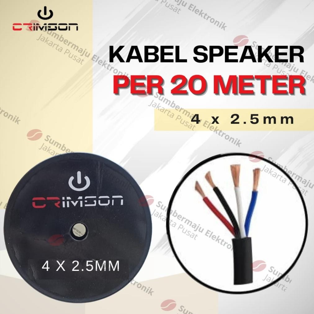 Kabel Speaker Crimson 4 x 2.5 mm original Crimson 4x2.5 mm 20 meter