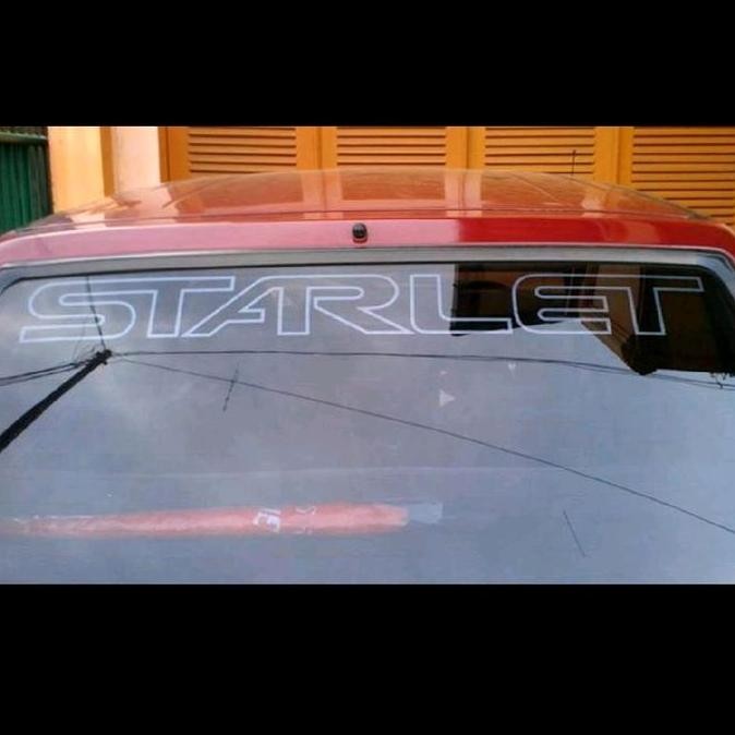 Stiker Starlet Kaca Starlet Kotak Harga Khusus