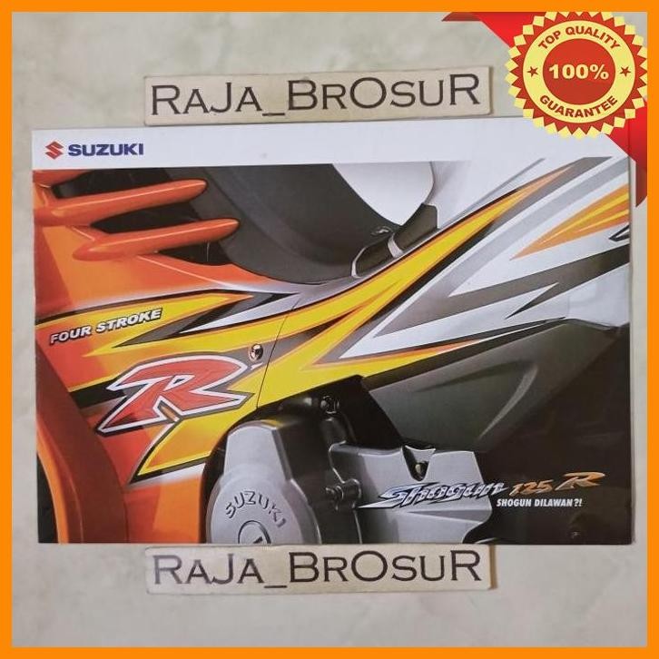 [RJB] POSTER BROSUR KATALOG LEAFLET SUZUKI SHOGUN 125R/SHOGUN 125 2005