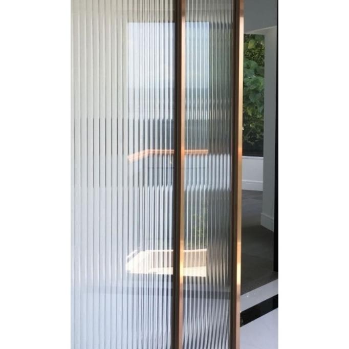 Fluted Reeded Moru Glass Window Sticker | Sticker Kaca Fluted Reeded