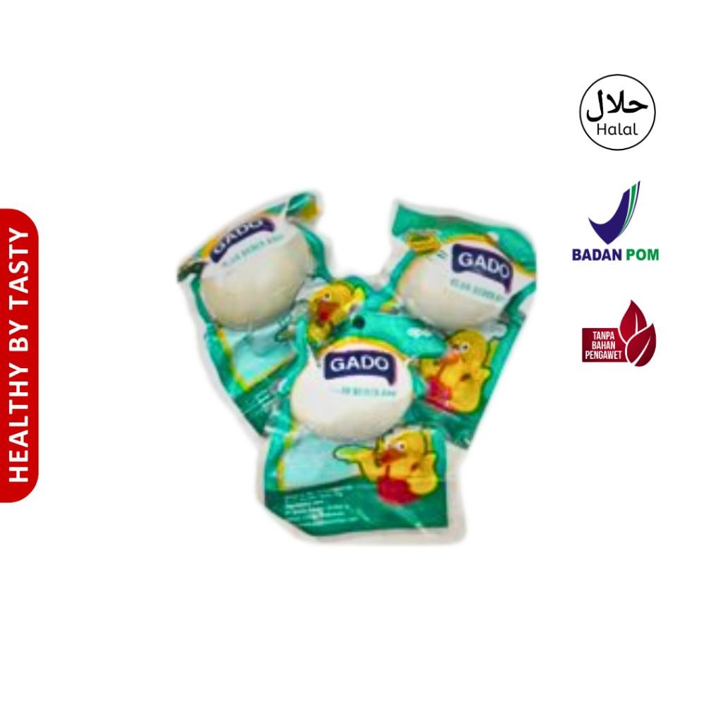 

Qig-1722 Gado Telur Bebek Asin Telur Siap Makan Praktis 1 Butir 55G