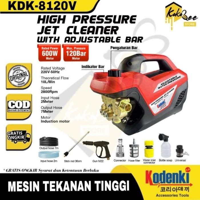 Mesin Jet Cleaner Ikura Hjc870 Variable Speed Bar Mesin Cuci Steam Mobil Ac / High Pressure Washer S