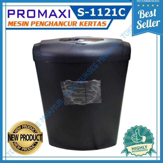 

Grosir Paper Shredder Promaxi S-1121C / Mesin Penghancur Kertas Baru