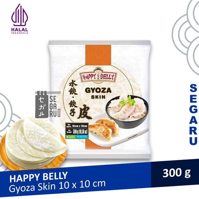 

Happy Belly Gyoza Skin | Kulit Pangsit Dimsum Dumpling 300 Gram murah