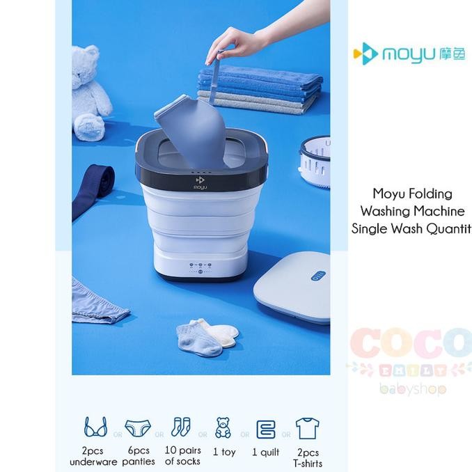 Grosir Xiaomi Moyu Xpb-08-F1 Travel Portable Washing Machine Mesin Cuci Ready