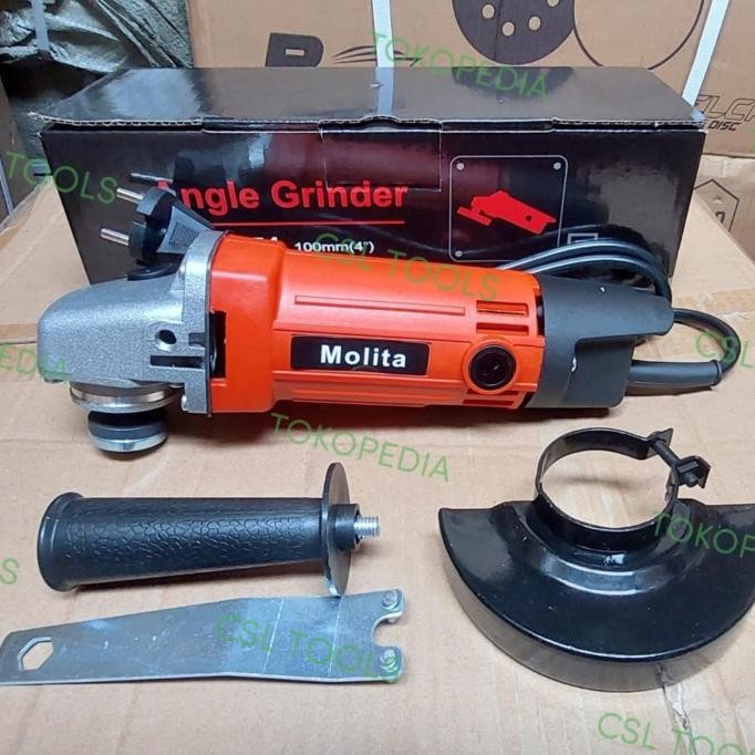 

Grosir Mesin Grinda Molita Tangan 4" - Mesin Gerinda Tangan Molita