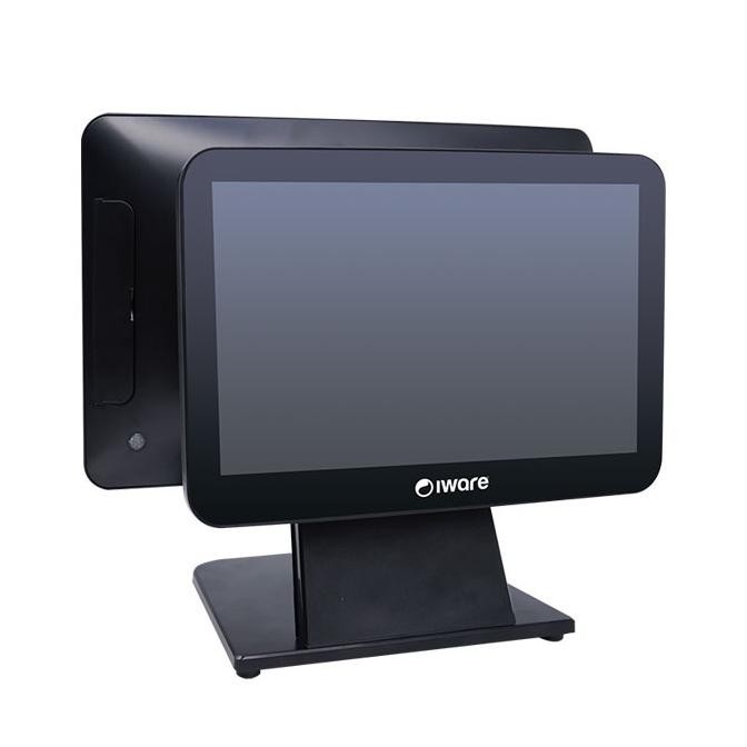 

Murah Pos All In One Mesin Kasir Touchscreen Dual Display 15" Intel Core I5 Iware Hb8Dwiii