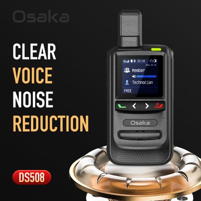 Murah Ht Poc Osaka Mini Walkie Talkie 4G Server Permanen