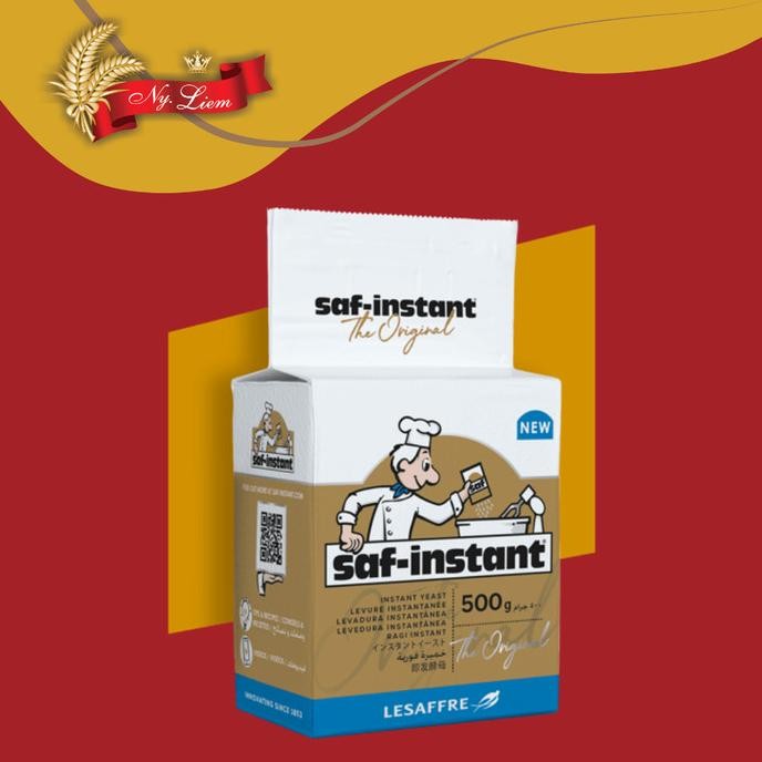 

SAF-INSTANT Gold Instant Dry Yeast / Ragi Instan 500 gram murah