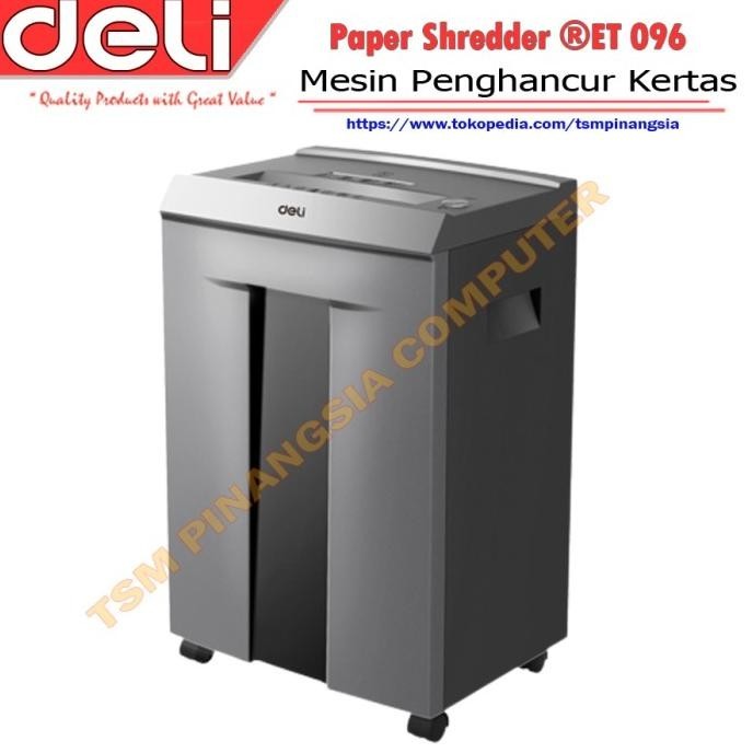 

Sale Deli Et096 Mesin Penghancur Kertas / Paper Shredder 30 Liter