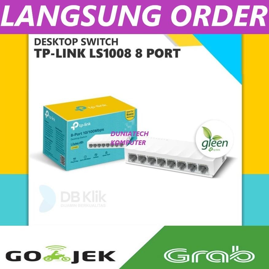 Switch Tplink 8 Port Switch Hub 8-Port 10/100 Tp-Link 8 Port