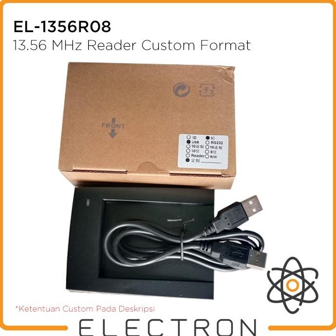 

Sale El-1356R08 Custom Format Rfid Desktop Usb Card Reader 13.56 Mhz Ic Hex