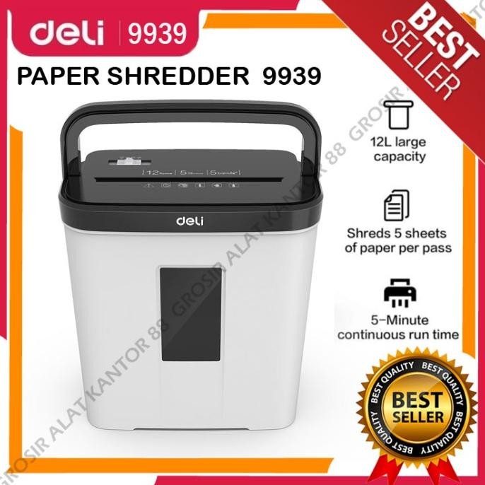 

Grosir Paper Shredder Deli E9939 / Mesin Penghancur Kertas Deli 9939