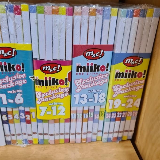 NEW PRODUK KOMIK HAI MIIKO SET BUNDLE HARGA PER 6 BUKU ORI SEGEL 